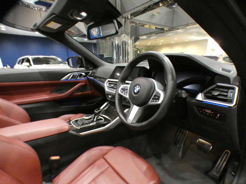 BMW 4シリーズ 420iｶﾌﾞﾘｵﾚ Mｽﾎﾟｰﾂ ﾌｧｽﾄﾄﾗｯｸPKG　ｺﾝﾌｫA Dｱｼｽﾄ 追ACC ﾚｰﾝCHW 衝突軽減 赤革/黒幌 ﾋｰﾀｰ&ｴｱｶﾗｰ iﾄﾞﾗｲﾌﾞﾅﾋﾞ(第7世代) ☆harmank ﾜｲﾔﾚｽCH 全周囲ｶﾒﾗ PDC LEDﾗｲﾄ Mｽﾎﾟｰﾂｴｸｽﾃﾘｱ&19AW ｶｰﾎﾞﾝFﾘｯﾌﾟ　2年保証