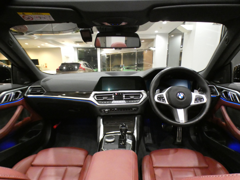 BMW 4シリーズ 420iｶﾌﾞﾘｵﾚ Mｽﾎﾟｰﾂ ﾌｧｽﾄﾄﾗｯｸPKG　ｺﾝﾌｫA Dｱｼｽﾄ 追ACC ﾚｰﾝCHW 衝突軽減 赤革/黒幌 ﾋｰﾀｰ&ｴｱｶﾗｰ iﾄﾞﾗｲﾌﾞﾅﾋﾞ(第7世代) ☆harmank ﾜｲﾔﾚｽCH 全周囲ｶﾒﾗ PDC LEDﾗｲﾄ Mｽﾎﾟｰﾂｴｸｽﾃﾘｱ&19AW ｶｰﾎﾞﾝFﾘｯﾌﾟ　2年保証