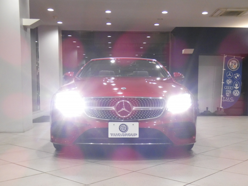 メルセデスベンツ Eクラス E200ｶﾌﾞﾘｵﾚ ｽﾎﾟｰﾂ ﾚｻﾞｰ&ﾚｰﾀﾞｰｾｰﾌﾃｨPKG　黒革/黒幌 ﾋｰﾀｰ&ｴｱｽｶｰﾌ ﾅﾋﾞTV ☆ﾌﾞﾙﾒｽﾀｰ 全周囲ｶﾒﾗ PTS ｴｱﾊﾞﾗﾝｽ ﾏﾙﾁﾋﾞｰﾑLED ｱﾝﾋﾞｴﾝﾄﾗｲﾄ AMGｽﾀｲﾘﾝｸﾞ&19AW　2年保証