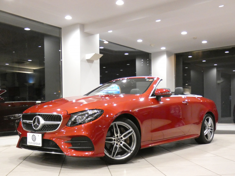 メルセデスベンツ Eクラス E200ｶﾌﾞﾘｵﾚ ｽﾎﾟｰﾂ ﾚｻﾞｰ&ﾚｰﾀﾞｰｾｰﾌﾃｨPKG　黒革/黒幌 ﾋｰﾀｰ&ｴｱｽｶｰﾌ ﾅﾋﾞTV ☆ﾌﾞﾙﾒｽﾀｰ 全周囲ｶﾒﾗ PTS ｴｱﾊﾞﾗﾝｽ ﾏﾙﾁﾋﾞｰﾑLED ｱﾝﾋﾞｴﾝﾄﾗｲﾄ AMGｽﾀｲﾘﾝｸﾞ&19AW　2年保証