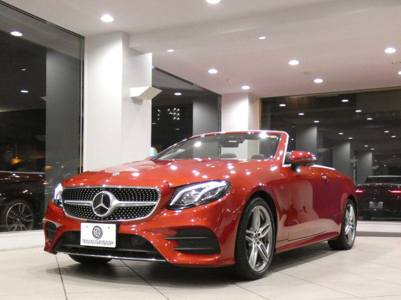 メルセデスベンツ Eクラス E200ｶﾌﾞﾘｵﾚ ｽﾎﾟｰﾂ ﾚｻﾞｰ&ﾚｰﾀﾞｰｾｰﾌﾃｨPKG　黒革/黒幌 ﾋｰﾀｰ&ｴｱｽｶｰﾌ ﾅﾋﾞTV ☆ﾌﾞﾙﾒｽﾀｰ 全周囲ｶﾒﾗ PTS ｴｱﾊﾞﾗﾝｽ ﾏﾙﾁﾋﾞｰﾑLED ｱﾝﾋﾞｴﾝﾄﾗｲﾄ AMGｽﾀｲﾘﾝｸﾞ&19AW　2年保証