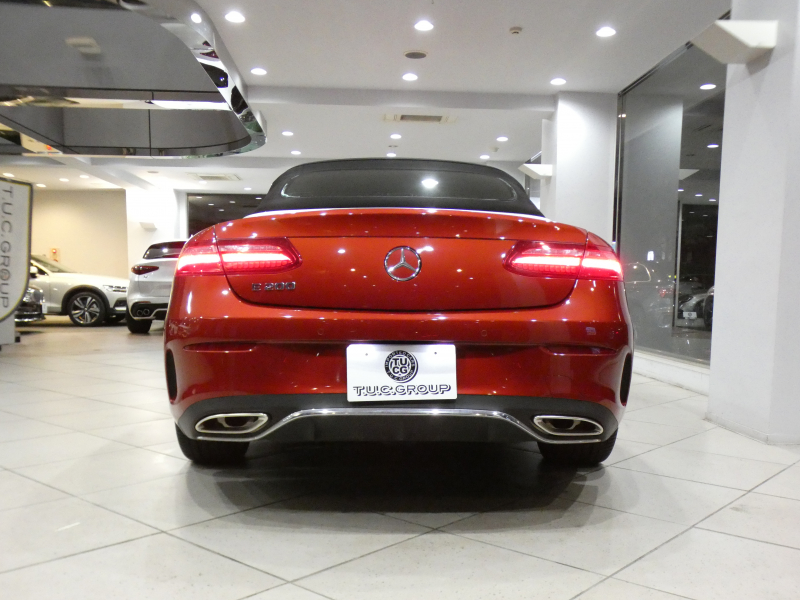 メルセデスベンツ Eクラス E200ｶﾌﾞﾘｵﾚ ｽﾎﾟｰﾂ ﾚｻﾞｰ&ﾚｰﾀﾞｰｾｰﾌﾃｨPKG　黒革/黒幌 ﾋｰﾀｰ&ｴｱｽｶｰﾌ ﾅﾋﾞTV ☆ﾌﾞﾙﾒｽﾀｰ 全周囲ｶﾒﾗ PTS ｴｱﾊﾞﾗﾝｽ ﾏﾙﾁﾋﾞｰﾑLED ｱﾝﾋﾞｴﾝﾄﾗｲﾄ AMGｽﾀｲﾘﾝｸﾞ&19AW　2年保証