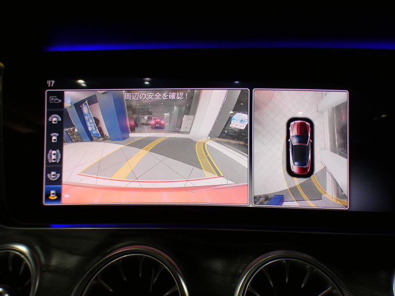 メルセデスベンツ Eクラス E200ｶﾌﾞﾘｵﾚ ｽﾎﾟｰﾂ ﾚｻﾞｰ&ﾚｰﾀﾞｰｾｰﾌﾃｨPKG　黒革/黒幌 ﾋｰﾀｰ&ｴｱｽｶｰﾌ ﾅﾋﾞTV ☆ﾌﾞﾙﾒｽﾀｰ 全周囲ｶﾒﾗ PTS ｴｱﾊﾞﾗﾝｽ ﾏﾙﾁﾋﾞｰﾑLED ｱﾝﾋﾞｴﾝﾄﾗｲﾄ AMGｽﾀｲﾘﾝｸﾞ&19AW　2年保証