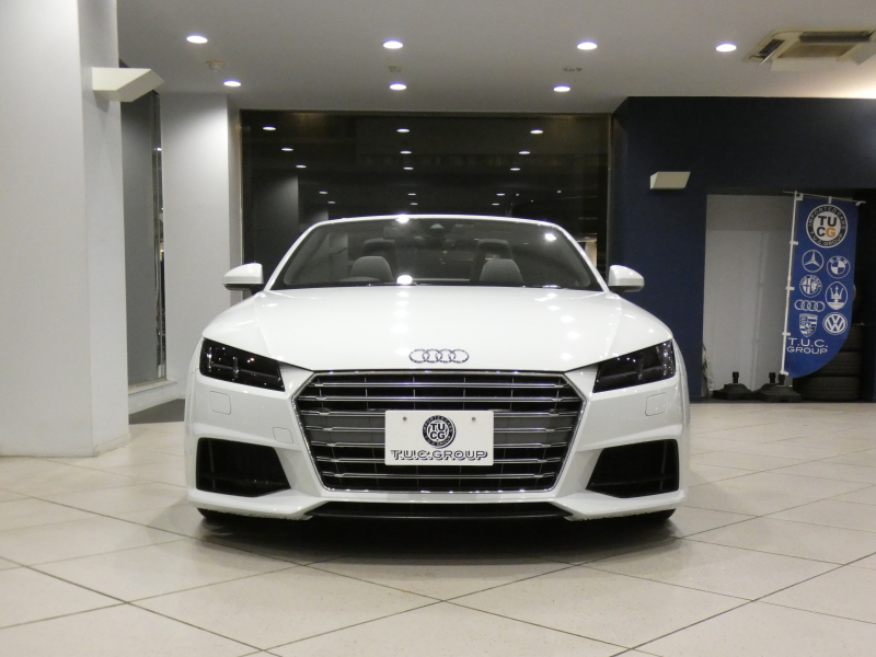 アウディ TTロードスター TTﾛｰﾄﾞｽﾀｰ 2.0TFSIｸﾜﾄﾛ SﾗｲﾝPKG　ADVｷｰ 黒幌/黒半革 Pｼｰﾄ MMIﾅﾋﾞTV ﾊﾞｰﾁｬﾙCP Bｶﾒﾗ ☆ﾏﾄﾘｸｽLED Sﾗｲﾝｴｸｽﾃﾘｱ&18AW ☆KWｻｽﾍﾟﾝｼｮﾝ ﾚﾑｽﾏﾌﾗｰ　2年保証