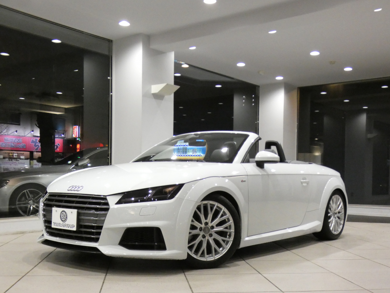 アウディ TTロードスター TTﾛｰﾄﾞｽﾀｰ 2.0TFSIｸﾜﾄﾛ SﾗｲﾝPKG　ADVｷｰ 黒幌/黒半革 Pｼｰﾄ MMIﾅﾋﾞTV ﾊﾞｰﾁｬﾙCP Bｶﾒﾗ ☆ﾏﾄﾘｸｽLED Sﾗｲﾝｴｸｽﾃﾘｱ&18AW ☆KWｻｽﾍﾟﾝｼｮﾝ ﾚﾑｽﾏﾌﾗｰ　2年保証