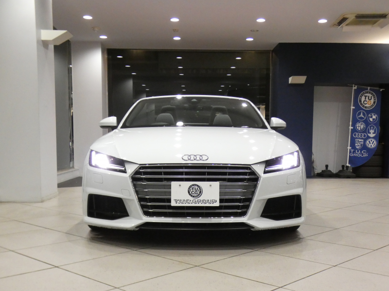 アウディ TTロードスター TTﾛｰﾄﾞｽﾀｰ 2.0TFSIｸﾜﾄﾛ SﾗｲﾝPKG　ADVｷｰ 黒幌/黒半革 Pｼｰﾄ MMIﾅﾋﾞTV ﾊﾞｰﾁｬﾙCP Bｶﾒﾗ ☆ﾏﾄﾘｸｽLED Sﾗｲﾝｴｸｽﾃﾘｱ&18AW ☆KWｻｽﾍﾟﾝｼｮﾝ ﾚﾑｽﾏﾌﾗｰ　2年保証