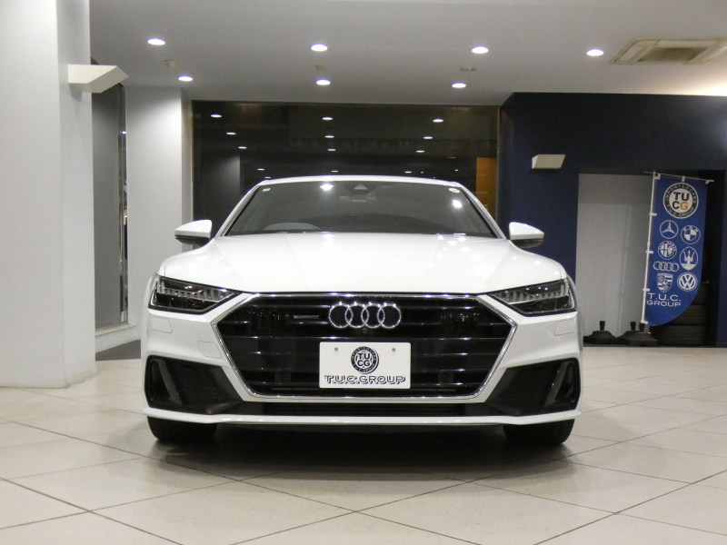 アウディ A7 A7ｽﾎﾟｰﾂﾊﾞｯｸ 55TFSIｸﾜﾄﾛ Sﾗｲﾝ&ﾄﾞﾗｲﾋﾞﾝｸﾞ&ｱｼｽﾀﾝｽPKG　ADVｷｰ 追ACC ﾚｰﾝ&ｻｲﾄﾞｱｼｽﾄ ☆灰革 全席ﾋｰﾀｰ ﾀｯﾁﾚｽﾎﾟﾝｽ付MMIﾅﾋﾞ ﾊﾞｰﾁｬﾙCP+ B&Oｻｳﾝﾄﾞ 全周囲ｶﾒﾗ PDC ☆ﾚｰｻﾞｰﾏﾄﾘｸｽLED Sﾗｲﾝｴｸｽﾃﾘｱ ☆OP20AW　2年保証