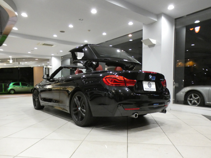 BMW 4シリーズ 440iｶﾌﾞﾘｵﾚ Mｽﾎﾟｰﾂ ﾌｧｽﾄﾄﾗｯｸPKG　後期 ｺﾝﾌｫA 追ACC ﾚｰﾝCHW 赤革 ﾋｰﾀｰ iﾄﾞﾗｲﾌﾞﾅﾋﾞ(NBT-EVO) TV harmank Bｶﾒﾗ PDC LEDﾗｲﾄ Mｽﾎﾟｰﾂｴｱﾛ&19AW　2年保証
