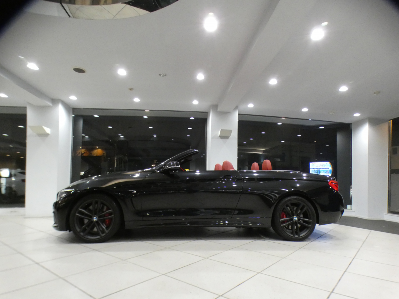 BMW 4シリーズ 440iｶﾌﾞﾘｵﾚ Mｽﾎﾟｰﾂ ﾌｧｽﾄﾄﾗｯｸPKG　後期 ｺﾝﾌｫA 追ACC ﾚｰﾝCHW 赤革 ﾋｰﾀｰ iﾄﾞﾗｲﾌﾞﾅﾋﾞ(NBT-EVO) TV harmank Bｶﾒﾗ PDC LEDﾗｲﾄ Mｽﾎﾟｰﾂｴｱﾛ&19AW　2年保証