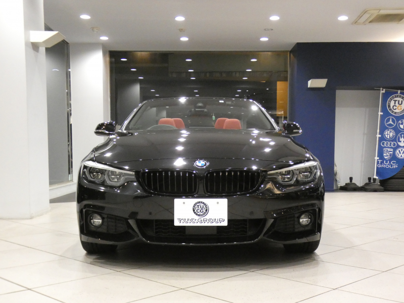 BMW 4シリーズ 440iｶﾌﾞﾘｵﾚ Mｽﾎﾟｰﾂ ﾌｧｽﾄﾄﾗｯｸPKG　後期 ｺﾝﾌｫA 追ACC ﾚｰﾝCHW 赤革 ﾋｰﾀｰ iﾄﾞﾗｲﾌﾞﾅﾋﾞ(NBT-EVO) TV harmank Bｶﾒﾗ PDC LEDﾗｲﾄ Mｽﾎﾟｰﾂｴｱﾛ&19AW　2年保証