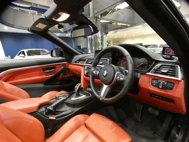 BMW 4シリーズ 440iｶﾌﾞﾘｵﾚ Mｽﾎﾟｰﾂ ﾌｧｽﾄﾄﾗｯｸPKG　後期 ｺﾝﾌｫA 追ACC ﾚｰﾝCHW 赤革 ﾋｰﾀｰ iﾄﾞﾗｲﾌﾞﾅﾋﾞ(NBT-EVO) TV harmank Bｶﾒﾗ PDC LEDﾗｲﾄ Mｽﾎﾟｰﾂｴｱﾛ&19AW　2年保証