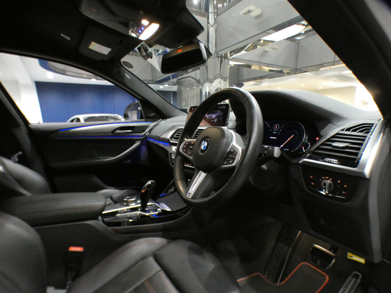 BMW X4 X4 M40i　ｺﾝﾌｫA 追ACC ﾚｰﾝCHW 衝突軽減 黒革 ﾋｰﾀｰ iﾄﾞﾗｲﾌﾞﾅﾋﾞ(第6世代 ﾀｯﾁP対応) harman/K 全周囲ｶﾒﾗ PDC LEDﾗｲﾄ ｱﾝﾋﾞｴﾝﾄﾗｲﾄ M40i専用ｴｸｽﾃﾘｱ&21AW ☆H&Rﾀﾞｳﾝｻｽ ☆SPEED BOX ECU 360ps　2年保証