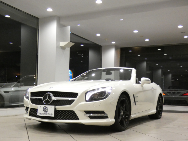 メルセデスベンツ SLクラス SL350 BE AMGｽﾎﾟｰﾂ&ﾚｰﾀﾞｰｾｰﾌﾃｨPKG　☆左ﾊﾝﾄﾞﾙ ｷｰﾚｽｺﾞｰ 黒革 ﾋｰﾀｰ ☆ﾏｼﾞｯｸｽｶｲR ﾅﾋﾞTV Bｶﾒﾗ PTS ｷｾﾉﾝ ｲﾝﾃﾘｼﾞｪﾝﾄﾗｲﾄ AMGｽﾀｲﾘﾝｸﾞ&19AW　2年保証