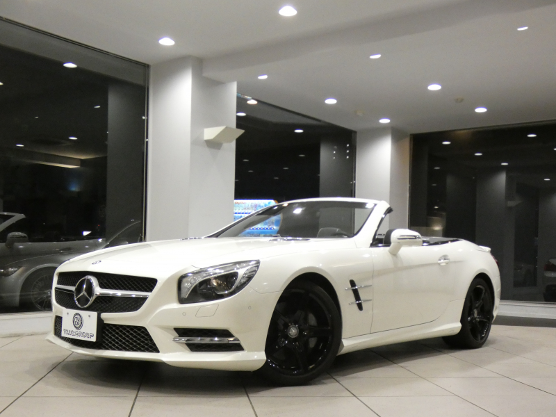 メルセデスベンツ SLクラス SL350 BE AMGｽﾎﾟｰﾂ&ﾚｰﾀﾞｰｾｰﾌﾃｨPKG　☆左ﾊﾝﾄﾞﾙ ｷｰﾚｽｺﾞｰ 黒革 ﾋｰﾀｰ ☆ﾏｼﾞｯｸｽｶｲR ﾅﾋﾞTV Bｶﾒﾗ PTS ｷｾﾉﾝ ｲﾝﾃﾘｼﾞｪﾝﾄﾗｲﾄ AMGｽﾀｲﾘﾝｸﾞ&19AW　2年保証
