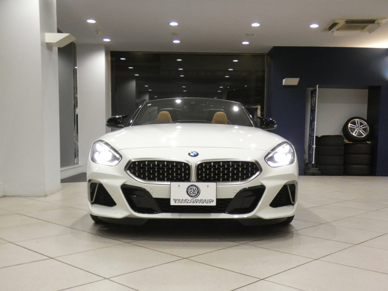 BMW Z4 Z4 M40i ｲﾉﾍﾞｰｼｮﾝPKG　ｺﾝﾌｫA Dｱｼｽﾄ 追ACC ﾚｰﾝDW 衝突軽減 茶革/黒幌 ﾋｰﾀｰ iﾄﾞﾗｲﾌﾞﾅﾋﾞ(第7世代) ﾗｲﾌﾞCP ☆harman/k ﾜｲﾔﾚｽCH ﾍｯﾄﾞｱｯﾌﾟDSP Bｶﾒﾗ 全周PDC LEDﾗｲﾄ 専用ｴｸｽﾃﾘｱ&19AW ☆3Dﾃﾞｻﾞｲﾝﾏﾌﾗｰ 340ps　2年保証