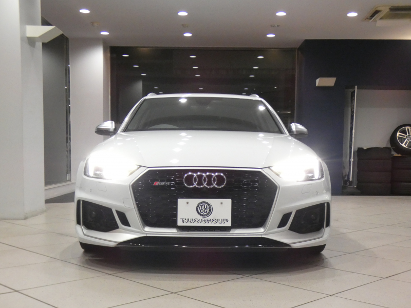 アウディ RS4アバント RS4ｱﾊﾞﾝﾄ 2.9TFSIｸﾜﾄﾛ ｱｼｽﾀﾝｽPKG　ADVｷｰ 追ACC ﾚｰﾝ&ｻｲﾄﾞｱｼｽﾄ ｱｳﾃﾞｨﾌﾟﾚｾﾝｽ 黒革 ﾋｰﾀｰ MMIﾅﾋﾞ ﾊﾞｰﾁｬﾙCP B&Oｻｳﾝﾄﾞ 全周囲ｶﾒﾗ PDC ﾏﾄﾘｸｽLED 専用ｴｸｽﾃﾘｱ&20AW RSｽﾎﾟｰﾂEX 450ps　2年保証