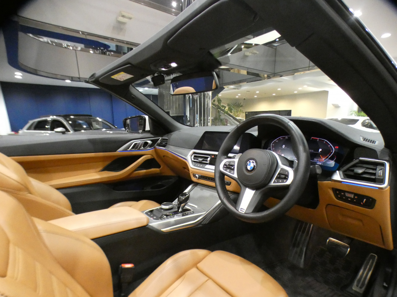 BMW 4シリーズ 420iｶﾌﾞﾘｵﾚ Mｽﾎﾟｰﾂ ｺﾝﾌｫｰﾄ&ﾌｧｽﾄﾄﾗｯｸPKG　☆1ｵｰﾅｰ ☆有償ｶﾗｰ ｺﾝﾌｫA Dｱｼｽﾄ 追ACC ﾚｰﾝCHW 衝突軽減 茶革/黒幌 ﾋｰﾀｰ ☆ｴｱｶﾗｰ iﾄﾞﾗｲﾌﾞﾅﾋﾞ(第7世代) ﾜｲﾔﾚｽCH 全周囲ｶﾒﾗ PDC ☆LEDﾚｰｻﾞｰﾗｲﾄ Mｽﾎﾟｰﾂｴｸｽﾃﾘｱ&19AW　2年保証