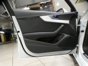 アウディ A4 A4 2.0TFSI ｽﾎﾟｰﾂ SﾗｲﾝPKG　ADVｷｰ 追ACC ﾚｰﾝｱｼｽﾄ Audiﾌﾟﾚｾﾝｽ 黒半革 ﾋｰﾀｰ MMIﾅﾋﾞ ﾊﾞｰﾁｬﾙCP Bｶﾒﾗ PDC ﾏﾄﾘｸｽLEDﾗｲﾄ Sﾗｲﾝｴｸｽﾃﾘｱ＆18AW　2年保証