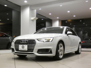 アウディ A4 A4 2.0TFSI ｽﾎﾟｰﾂ SﾗｲﾝPKG　ADVｷｰ 追ACC ﾚｰﾝｱｼｽﾄ Audiﾌﾟﾚｾﾝｽ 黒半革 ﾋｰﾀｰ MMIﾅﾋﾞ ﾊﾞｰﾁｬﾙCP Bｶﾒﾗ PDC ﾏﾄﾘｸｽLEDﾗｲﾄ Sﾗｲﾝｴｸｽﾃﾘｱ＆18AW　2年保証