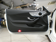 メルセデスベンツ Cクラス C180ｸｰﾍﾟ ｽﾎﾟｰﾂ+ ﾚｰﾀﾞｰｾｰﾌﾃｨPKG　黒革 ﾊﾟﾉﾗﾏSR ﾅﾋﾞTV ﾍｯﾄﾞｱｯﾌﾟDSP Meｺﾈｸﾄ Bｶﾒﾗ PTS LEDﾗｲﾄ ｱﾝﾋﾞｴﾝﾄﾗｲﾄ AMGｽﾀｲﾘﾝｸﾞ&19AW　2年保証