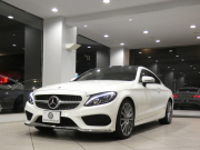 メルセデスベンツ Cクラス C180ｸｰﾍﾟ ｽﾎﾟｰﾂ+ ﾚｰﾀﾞｰｾｰﾌﾃｨPKG　黒革 ﾊﾟﾉﾗﾏSR ﾅﾋﾞTV ﾍｯﾄﾞｱｯﾌﾟDSP Meｺﾈｸﾄ Bｶﾒﾗ PTS LEDﾗｲﾄ ｱﾝﾋﾞｴﾝﾄﾗｲﾄ AMGｽﾀｲﾘﾝｸﾞ&19AW　2年保証